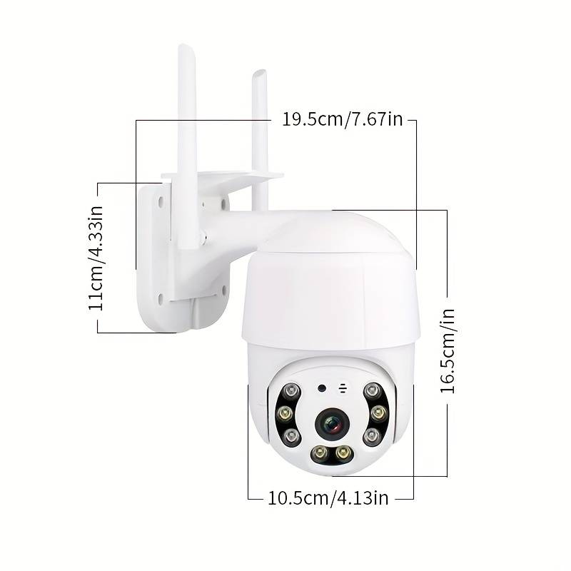 1pc Outdoor 360 Degree Panoramic Wireless Camera With Mobile Phone Remote